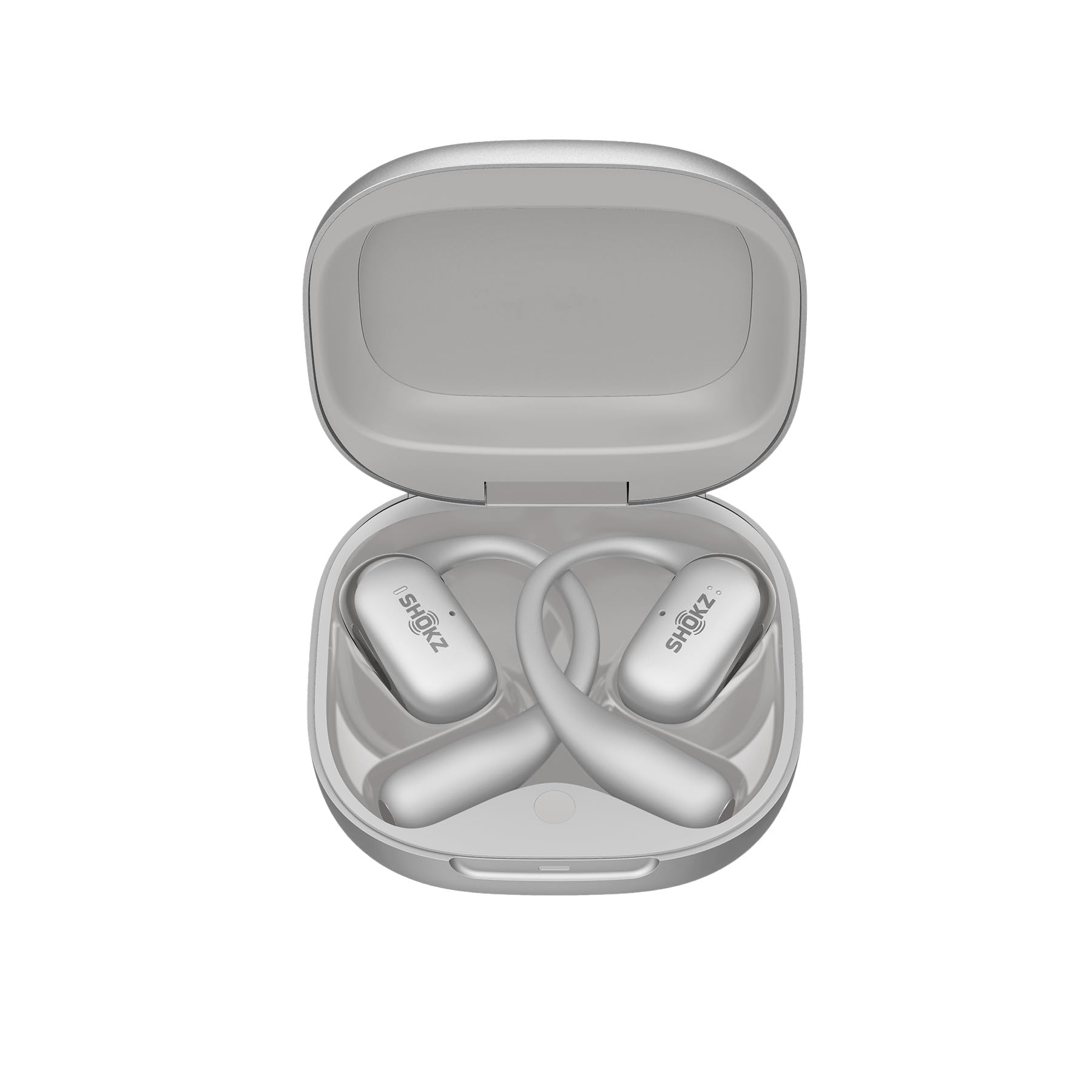 Shokz Fone de Ouvido Aberto OpenFit 2+ Cinza : Amazon.com.br